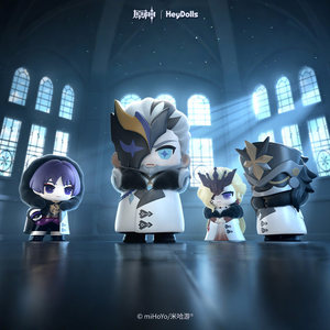 Serie Fatui Harbingers: Figurine in PVC Versione Q, Scatola Misteriosa, Mini Statuette Chibi, Ornamento da Scrivania Anime Originale - Product Image 5