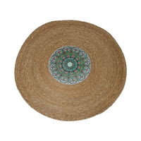 Handgemachter Boho Round Rope Rug Plüsch teppich mit Muster für Home Decor Teppich