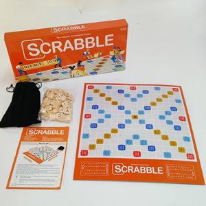 Jeu de société de puzzle, jeux de mots classiques pour enfants de 8 ans et plus, jeu familial amusant pour 2 à 4 joueurs, le jeu de mots croisés <span class=keywords><strong>classique</strong></span> - Product Image 2
