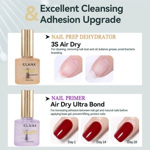 KLANA Set de Deshidratador y Primer para Uñas, Primer para Uñas Sin Ácido, Previene el Levantamiento y Desprendimiento, Elimina el Aceite y la Humedad de las Uñas, Deshidratador de Uñas - Product Image 4