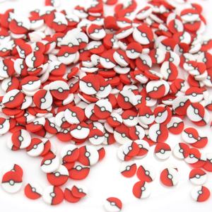 Bien vendu 1KG 5mm 3D Nail Art accessoires boules miracles tranches argile polymère Non toxique Simulation arrose Figurine motif - Product Image 1