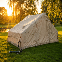 Carpa de Camping Inflable Ligera de 6.3 m², Tela Oxford 210D, Impermeable, Refugio Portátil, Fácil de Instalar, Puerta Única, 3x2.1x2 m