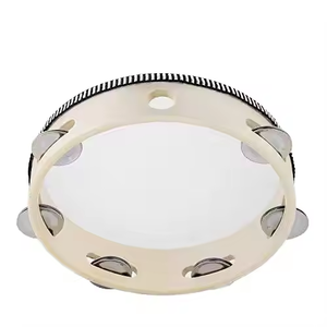Tamburello a Mano in Legno da 6, 8 e 10 Pollici Personalizzato all'Ingrosso per Matrimoni e Bomboniere in Vendita - Product Image 1