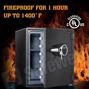 <span class=keywords><strong>Caja</strong></span> Fuerte Metálica Negra Safewell <span class=keywords><strong>de</strong></span> 610 mm <span class=keywords><strong>para</strong></span> el Hogar, <span class=keywords><strong>Caja</strong></span> <span class=keywords><strong>de</strong></span> <span class=keywords><strong>Seguridad</strong></span> con Doble Llave, Resistente al Agua y al Fuego, <span class=keywords><strong>para</strong></span> <span class=keywords><strong>Guardar</strong></span> Dinero, con 2 Horas <span class=keywords><strong>de</strong></span> Protección - Product Image 2