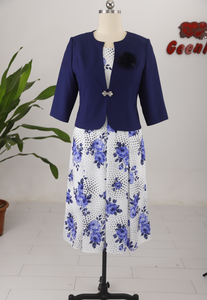 Nueva Llegada, Ropa de Talla Grande para Mujer, Conjunto de Dos Piezas, Vestidos de Oficina para Mujer, Estilo Turco - Product Image 5