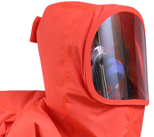 Полностью инкапсулированный химический защитный костюм для тяжелых условий работы из арамидной ткани Защитный Комбинезон для обработки опасных материалов - Product Image 2