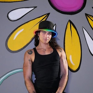 Sombrero de Fiesta para Exteriores con Luces LED, Sombrero de Algodón Luminoso con Luces LED para Halloween - Product Image 3