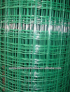 Grillage soudé de barrière de panneau de treillis métallique de poulet enduit de poudre de vinyle vert incurvé - Product Image 5