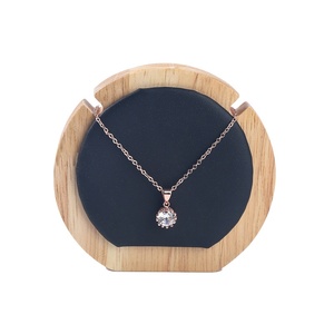Présentoir à Colliers en Bois Massif pour Vitrine de Magasin, Accessoires de Présentation de Bijoux de Luxe pour Bijouteries, Vente en Gros Direct Usine - Product Image 1