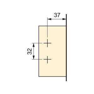 EMUCA X91N D. 35 MM chiusura morbida tazza cerniera 100 ° collo dritto con piatto da 20 pezzi per bagno e officina 1011007 - Product Image 2