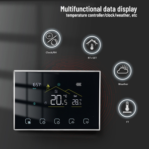 Beca BHT-8000 Smart Tuya WiFi <span class=keywords><strong>Thermostat</strong></span> <span class=keywords><strong>programmable</strong></span> <span class=keywords><strong>sans</strong></span> <span class=keywords><strong>fil</strong></span> 220V/230V RF <span class=keywords><strong>Thermostat</strong></span> pour hôtel électrique sol eau chaudière à <span class=keywords><strong>gaz</strong></span> - Product Image 5
