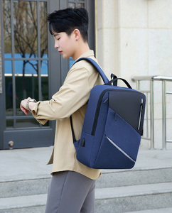 Custom Business Waterproof School Laptop <b>Bag</b> <b>Bag</b> Supplier USB Charging Travel Ladies Men Smart Travel Backpacks - Product Image 3