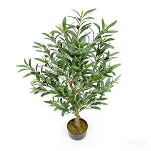 Árbol de <span class=keywords><strong>Olivo</strong></span> Artificial Realista en Maceta, Planta Artificial de Plástico para Interiores, Decoración para Sala de Estar, Esquina, Entrada y Hogar - Product Image 4