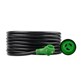 Cable de extensión de bloqueo de alimentación resistente 30A RV con conector Twist-Lock 30 Amp