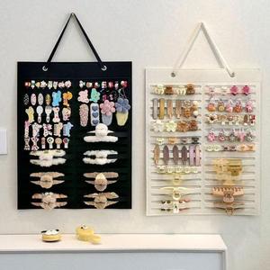 Children's Felt Hair Clip & Headband <b>Storage</b> <b>Wall</b> Rack with <b>Hanging</b> Design and Large Capacity - Product Image 3