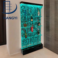 Hangyi. Fontaine à bulles d'eau mobile moderne à changement de couleur, comptoir de bar LED, mobilier de boîte de nuit