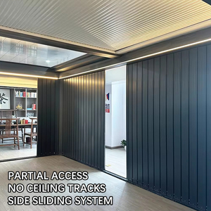 Portes sectionnelles électriques horizontales automatiques à structure haute résistance, <span class=keywords><strong>prix</strong></span> d'usine, durables, portes <span class=keywords><strong>de</strong></span> <span class=keywords><strong>garage</strong></span> coulissantes latérales - Product Image 2