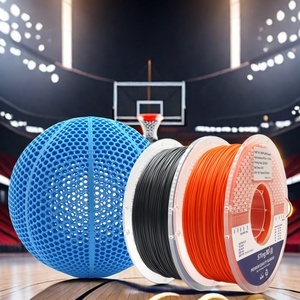 Sting3d airless bóng rổ 175mm PLA 3D in ấn Filament khả năng phục hồi cao fpla + Filament đầy đủ siize airless bóng 3D PLA Filament - Product Image 3