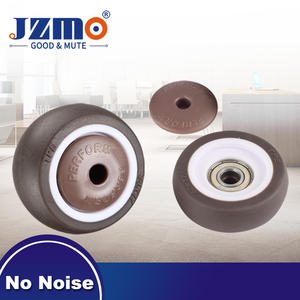 Anpassbare 1-4 Zoll Geräuschlose Haustier-Laufräder OEM Gummi Pneumatische Solide Schwenkbare Lenkrollen - Product Image 1