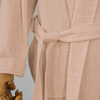 Peignoir de bain en coton doux pour hôtel et spa, avec col kimono, pour adultes, idéal pour les vacances et les matins, confortable, service OEM