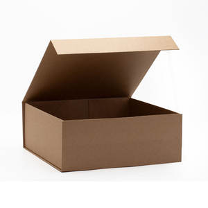 बड़े वर्ग में क्राफ्ट पेपर गत्ता कठोर जूता पैकेजिंग बॉक्स थोक - Product Image 6