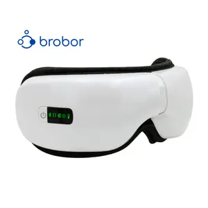 masajeador de ojos 5d Suppliers-Masajeador ocular eléctrico 5D con presión de aire y calor, Mini masajeador ocular para mejorar la vista con música opcional