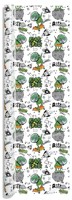 Papier cadeau en papier d'art recyclable sur mesure, en gros, avec revêtement en silicone, fourniture en vrac directe d'usine