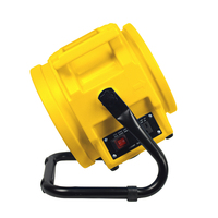 Kipas Angin Mini Airguru Compact Axial Blower Fan Rotasi 360 Derajat Tahan Air dengan Saklar dan Dudukan Portabel Pengering Karpet