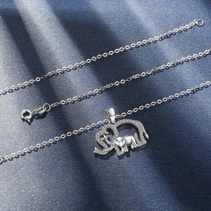 Perhiasan Liontin Perak Murni 925 Keberuntungan Vintage Bentuk Gajah Thai - Product Image 5