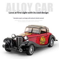 Voiture miniature en alliage pour garçons, modèle 1:36, à rétrofriction, avec portes ouvrantes, inspirée des célébrités TikTok et des diffusions en direct