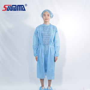 Wholesale Disposable Reinforced For Clinic Examination Hospital SMS 30 40 45gsm Sterile Surgical <strong>Gown</strong> <strong>Isolation</strong> <strong>Gowns</strong> - Product Image 2