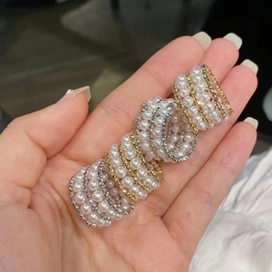SGARIT特殊设计趋势柔性珍珠首饰3-4毫米S925极光淡水珍珠戒指热卖女性首饰 - Product Image 4