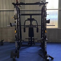 Vente en gros d'haltères modernes multifonctions Smith Machine durables réglables équipement de gymnastique pour entraînement physique unisexe