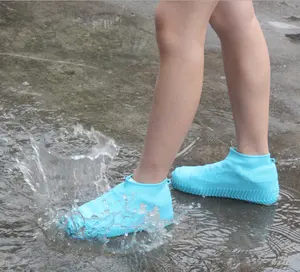 2021 Amazon üst satmak ayakkabı yağmur su geçirmez ayakkabı koruyucuları su geçirmez yeniden kullanılabilir galoş