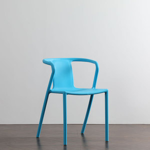 Kursi Plastik fornitore di mobili contemporanei <span class=keywords><strong>Sedie</strong></span> Sillas Chaise moderna PP bracciolo curva in plastica sedia impilabile - Product Image 2