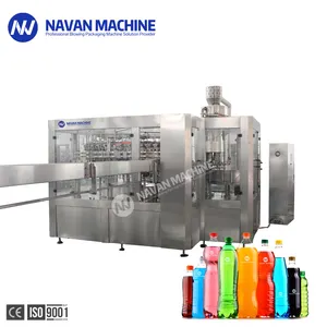 Carbonated Drinks Producing Line Automatic Bottled Carbonated Beverage Filling Machine With Sterilizer