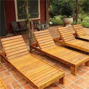 Tumbona portátil de tela para exteriores, sombrilla de nailon ajustable para jardín, cama de playa, de madera, venta al por mayor - Product Image 4