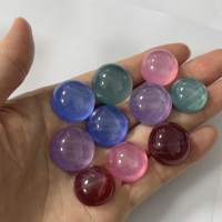 Pierre de saphir étoilé ronde DS Gems pour la création de bijoux DIY