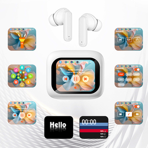 Siêu rõ ràng chất lượng cuộc gọi TWS Earbuds pin lớn với hiển thị kỹ thuật số màn hình <span class=keywords><strong>LCD</strong></span> Điều khiển cảm ứng cho chơi game - Product Image 6