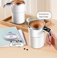 Nouvelle tasse à café électrique à mélange automatique magnétique rechargeable par USB, étanche IP67, sans danger pour les aliments, 380 ml, tasse à café pour le thé