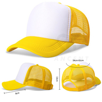 Bon marché Prix plaine 5 panneau mousse chapeaux de camionneur Logo personnalisé 3d broderie coton vierge maille Snapback Casquette Sport casquettes