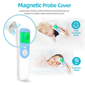 Alta Qualidade Digital Infravermelho Testa Orelha Termômetro Elétrico Bom Preço Certificado ROHS Versão Chinesa Febre Alarme para Adultos - Product Image 5