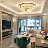 JYLIGHTING Offre Spéciale – plafonnier rond en cristal de haute qualité, design moderne et luxueux
