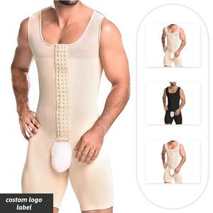 Combinaison sculptante personnalisée SU729 #   Nouvel Arrivage – Sous-vêtements Sculptants Amincissants pour Hommes, Modèle Corps Entier, Entrejambe Ouvert, Effet Gainant Intense - Product Image 2