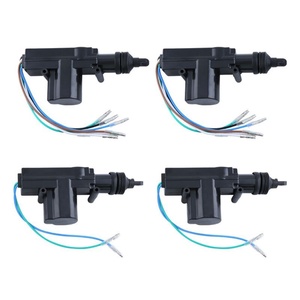 Actuadores de Cierre Centralizado de Puertas Universales de Calidad, 2 Maestros y 2 Centrales, DC12V, Compatibles con Sistemas de Alarma para Automóviles - Product Image 1