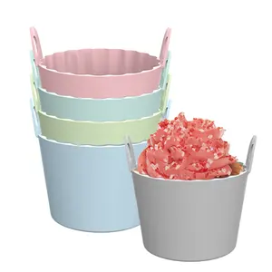 Siliconen Vormpjes Muffin Cupcake Keuken Koken Bakvormen Maker Ei Poacher Diy Cake Bakken Muffin Cupcake Liners Met Handvat