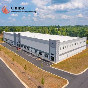 Construcción rápida de bajo costo Construcción de almacén Estructura de acero prefabricada Cobertizo industrial Edificio de fábrica a la venta - Product Image 2