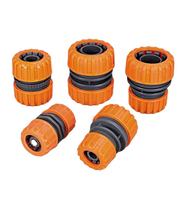 Connecteur de tuyau d'arrosage en plastique ABS durable, connexion rapide pour outils de jardin, robinet d'eau, lavage de voiture, arrosage - Norme ANSI 1/2''-1''