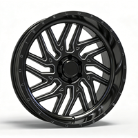 Jantes forgées sur mesure 24x14 26x16 28x16 30x16 8x170 8x180 8x6.5 Polies à déport profond pour camionnettes GMC Sierra HD RAM 1500