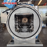 Automatische roterende watersproeireactor CE ASME SUS304 Siemens voor fruitjam, saus, vloeibare voedingsmiddelen, glazen flessen sterilisator